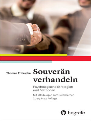 cover image of Souverän verhandeln